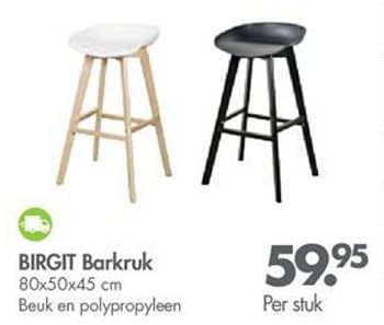 Promoties Birgit barkruk - Huismerk - Casa - Geldig van 27/08/2018 tot 30/09/2018 bij Casa