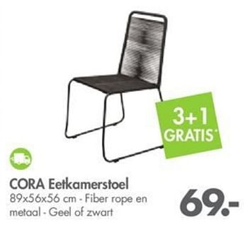 Promoties Cora eetkamerstoel - Huismerk - Casa - Geldig van 27/08/2018 tot 30/09/2018 bij Casa