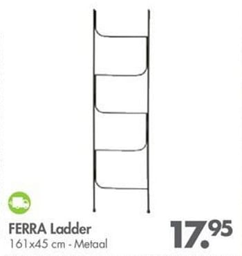 Promoties Ferra ladder - Huismerk - Casa - Geldig van 27/08/2018 tot 30/09/2018 bij Casa