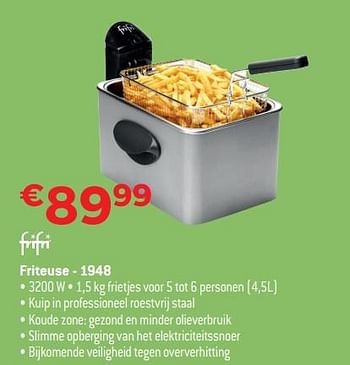 Promoties Frifri friteuse 1948 - FriFri - Geldig van 01/09/2018 tot 30/09/2018 bij Exellent