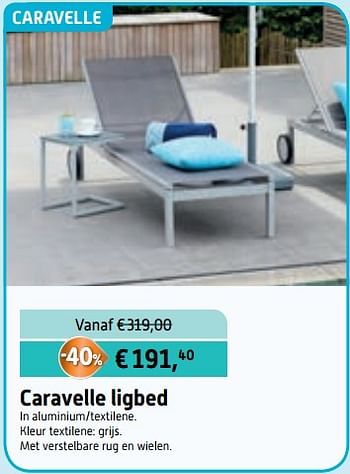Promoties Caravelle ligbed - Bristol - Geldig van 02/09/2018 tot 29/09/2018 bij Overstock
