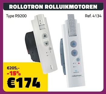 Promotions Rollotron rolluikmotoren - Rollotron - Valide de 05/09/2018 à 30/09/2018 chez Bouwcenter Frans Vlaeminck