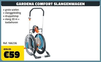 Promoties Gardena comfort slangenwagen - Gardena - Geldig van 05/09/2018 tot 30/09/2018 bij Bouwcenter Frans Vlaeminck