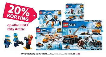 Balling Post Wreed Lego Lego city poolijscrawler 60192 - Promotie bij Intertoys