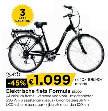 Promoties Elektrische fiets formula e8000 - Formula Cycling - Geldig van 30/08/2018 tot 26/09/2018 bij Molecule