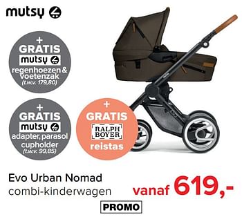 Onderdompeling Doe herleven engel Mutsy Evo urban nomad combi-kinderwagen - Promotie bij Baby-Dump