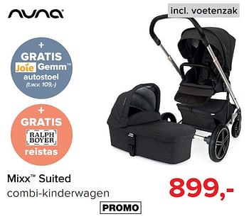 Promoties Mixx suited combi-kinderwagen - Nuna - Geldig van 01/09/2018 tot 01/10/2018 bij Baby-Dump