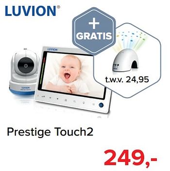 Promoties Prestige touch2 - Luvion - Geldig van 01/09/2018 tot 01/10/2018 bij Baby-Dump