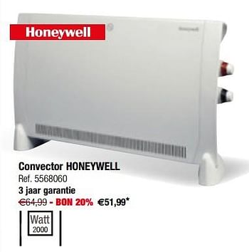 Promoties Convector honeywell - Honeywell - Geldig van 12/09/2018 tot 24/09/2018 bij Brico