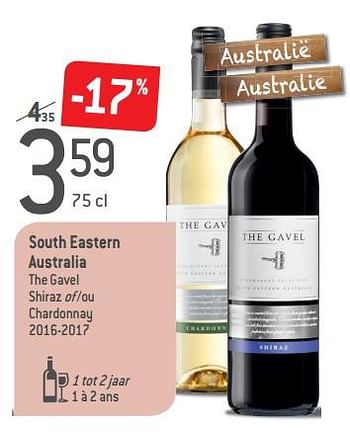 Promoties South eastern australia the gavel - Rode wijnen - Geldig van 05/09/2018 tot 02/10/2018 bij Match