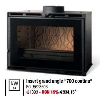 Promotions Insert grand angle 700 continu invicta - Invicta - Valide de 12/09/2018 à 24/09/2018 chez Brico