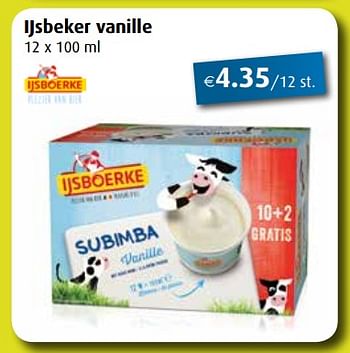 Promoties Ijsbeker vanille - Ijsboerke - Geldig van 03/09/2018 tot 29/09/2018 bij Aronde