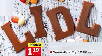 Promoties Chocoladeletters - Favorina - Geldig van 17/09/2018 tot 22/09/2018 bij Lidl