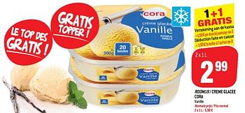 Promoties Roomijs - creme glacee cora - Huismerk - Match - Geldig van 11/09/2018 tot 18/09/2018 bij Match