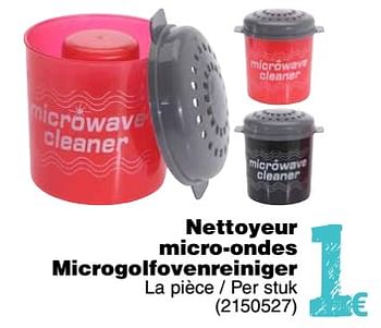 Promotions Nettoyeur micro-ondes microgolfovenreiniger - Produit maison - Cora - Valide de 11/09/2018 à 24/09/2018 chez Cora