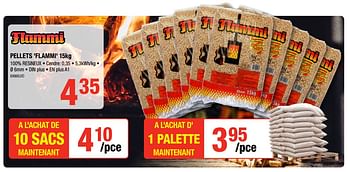 Promoties Pellets `flammi` - Flammi - Geldig van 06/09/2018 tot 23/09/2018 bij HandyHome
