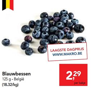 Promoties Blauwbessen - Huismerk - Makro - Geldig van 12/09/2018 tot 25/09/2018 bij Makro