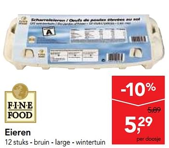 Promoties Eieren bruin - large - wintertuin - Fine Food - Geldig van 12/09/2018 tot 25/09/2018 bij Makro