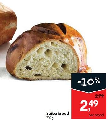 Promoties Suikerbrood - Huismerk - Makro - Geldig van 12/09/2018 tot 25/09/2018 bij Makro