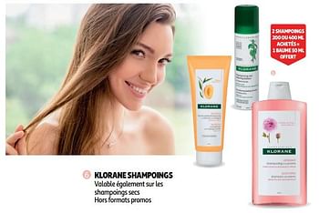 Promotions Klorane shampoings - KLORANE - Valide de 04/09/2018 à 22/09/2018 chez Auchan Ronq