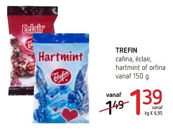 Promoties Trefin cafina, éclair, hartmint of orfina - Trefin - Geldig van 13/09/2018 tot 26/09/2018 bij Spar (Colruytgroup)