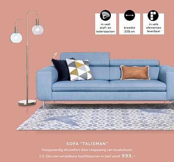 Promoties Sofa talisman - CoCo Maison - Geldig van 01/09/2018 tot 01/10/2018 bij Xooon