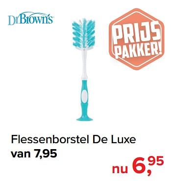Promoties Flessenborstel de luxe - DrBrown's - Geldig van 01/09/2018 tot 01/10/2018 bij Baby-Dump