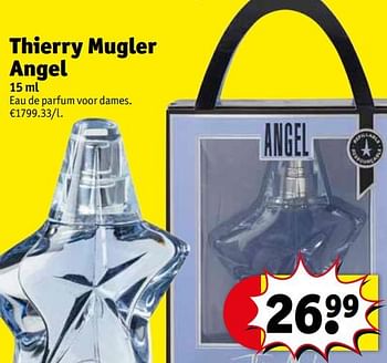 Promotions Thierry mugler angel - Thierry Mugler - Valide de 11/09/2018 à 23/09/2018 chez Kruidvat
