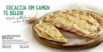 Promoties Pizza focaccia ham en kaas - Huismerk - Bofrost - Geldig van 01/09/2018 tot 26/02/2019 bij Bofrost