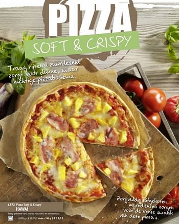 Promoties Pizza soft + crispy hawaï - Huismerk - Bofrost - Geldig van 01/09/2018 tot 26/02/2019 bij Bofrost
