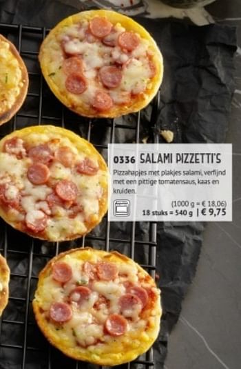 Promoties Salamipizzetti`s - Huismerk - Bofrost - Geldig van 01/09/2018 tot 26/02/2019 bij Bofrost