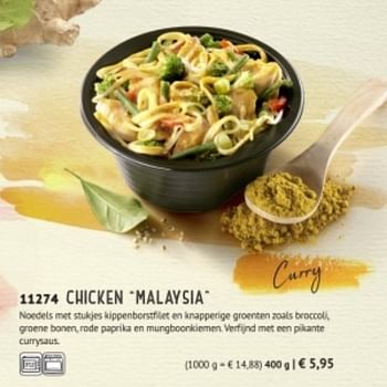 Promoties Chicken malaysia - Huismerk - Bofrost - Geldig van 01/09/2018 tot 26/02/2019 bij Bofrost