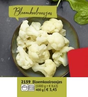 Promotions Bloemkoolroosjes - Produit maison - Bofrost - Valide de 01/09/2018 à 26/02/2019 chez Bofrost