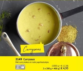 Promoties Currysaus - Huismerk - Bofrost - Geldig van 01/09/2018 tot 26/02/2019 bij Bofrost