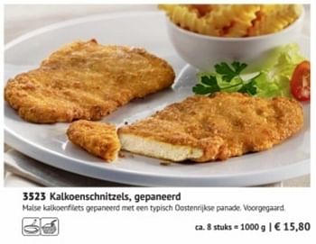 Promoties Kalkoenschnitzels, gepaneerd - Huismerk - Bofrost - Geldig van 01/09/2018 tot 26/02/2019 bij Bofrost