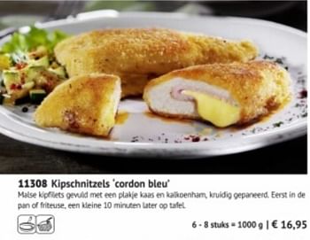Promoties Kipschnitzels cordon bleu - Huismerk - Bofrost - Geldig van 01/09/2018 tot 26/02/2019 bij Bofrost