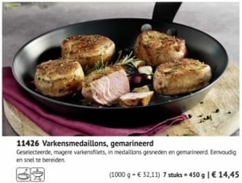 Promoties Varkensmedaillons gemarineerd - Huismerk - Bofrost - Geldig van 01/09/2018 tot 26/02/2019 bij Bofrost