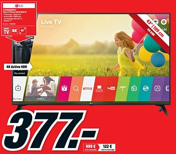 Есть ли блютуз в телевизоре lg 43uk6200pla