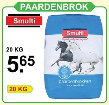 Promoties Paardenbrok - Smulti - Geldig van 10/09/2018 tot 29/09/2018 bij Van Cranenbroek