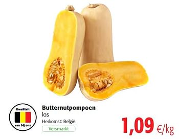 Promoties Butternutpompoen - Huismerk - Colruyt - Geldig van 12/09/2018 tot 25/09/2018 bij Colruyt