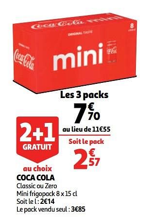 Promoties Coca cola - Coca Cola - Geldig van 12/09/2018 tot 18/09/2018 bij Auchan
