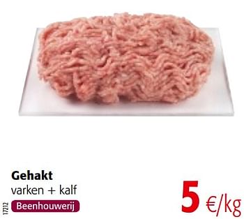 Promoties Gehakt varken + kalf - Huismerk - Colruyt - Geldig van 12/09/2018 tot 25/09/2018 bij Colruyt