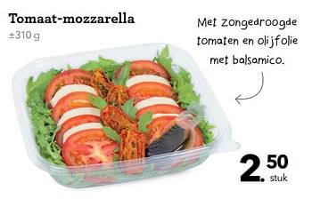 Promoties Tomaat-mozzarella - Huismerk - Buurtslagers - Geldig van 21/09/2018 tot 27/09/2018 bij Buurtslagers