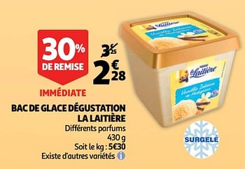 Promotions Bac de glace dégustation la laitière - La Laitiere - Valide de 12/09/2018 à 18/09/2018 chez Auchan Ronq