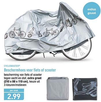 Promoties Beschermhoes voor fiets of scooter - Cyclemaster - Geldig van 17/09/2018 tot 22/09/2018 bij Aldi