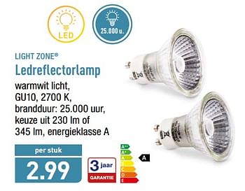 Promoties Ledreflectorlamp - Lightzone - Geldig van 17/09/2018 tot 22/09/2018 bij Aldi