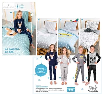 Promoties Pyjama voor kinderen - NONITO KIDS - Geldig van 17/09/2018 tot 22/09/2018 bij Aldi