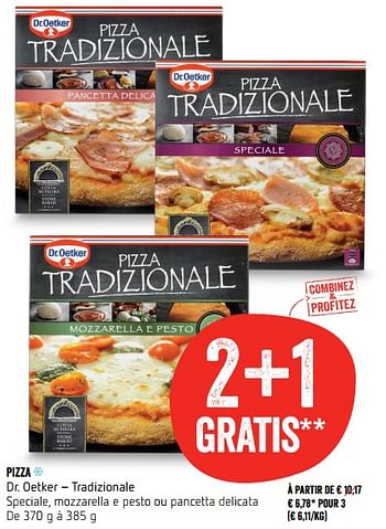 Promotions Pizza dr. oetker - Dr. Oetker - Valide de 13/09/2018 à 19/09/2018 chez Delhaize