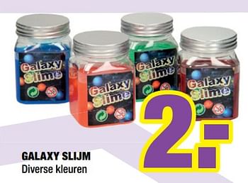 Promotions Galaxy slijm - Produit Maison - Big Bazar - Valide de 10/09/2018 à 23/09/2018 chez Big Bazar