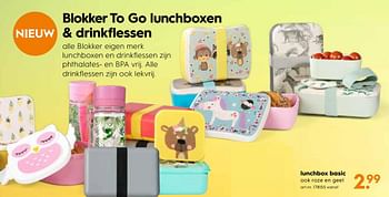 Promoties Lunchbox basic - Huismerk - Blokker - Geldig van 12/09/2018 tot 25/09/2018 bij Blokker
